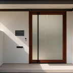 Wall-Mount Mailbox, Morden Mailbox for House, Rust Resistant Metal Post Box, Galvanized Steel Outside Mailboxes with Flag (No Keys Locking)