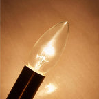 12-Pack 40W 110V Incandescent Candle Light Bulbs Dimmable Chandelier Light Bulbs, E12 B10 Clear Candelabra Base Bulbs for Pendants or Outdoor, Ceiling Fan, Fireplace, Wall Sconces