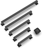 10 Pack 8.8 Inch Matte Black Cabinet Pulls - Kitchen & Dresser Handles