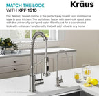 KRAUS Purita 100% Lead-Free Kitchen Water Filter Faucet in Spot Free Stainless Steel, FF-100SFS