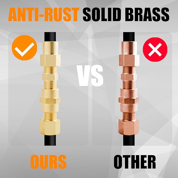 78PCS Brass Pipe Fittings Assortment Kit NPT Adapter, Hex Nipple, Hex Coupling, Reducer Busing, Hex Coupling, Close Nipple, Hex Head Plug Brass Fittings Kits