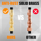 78PCS Brass Pipe Fittings Assortment Kit NPT Adapter, Hex Nipple, Hex Coupling, Reducer Busing, Hex Coupling, Close Nipple, Hex Head Plug Brass Fittings Kits