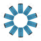 Automatic Reset ATM Mini Circuit Breaker Car Protector Blade Fuses Assortment Kit 10pcs DC 14V E71 T1 15 Amp
