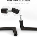 10 Pack Oil Rubbed Bronze Cabinet Pulls - 6.25 Inch Cupboard Handles for Cabinets and Drawer Handles