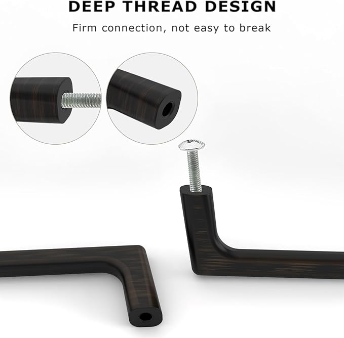 10 Pack Oil Rubbed Bronze Cabinet Pulls 3.75 Inch Kitchen Cabinet Handles Cabinet Hardware Kitchen Handles for Cabinets Cupboard Handles Bronze Kitchen Pulls Drawer Handle