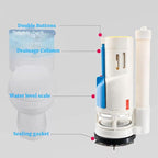 Toilet Flush Valve Replacement Parts Compatible with TOTO THU338N, One-Piece Dual Flush WC Repair Parts, 2 Inches (8 Inches Height)