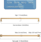 6 Pack 12.6 Inch Cabinet Handles Champagne Bronze Cabinet Pulls Long Kitchen Cabinet Handles Champagne Cabinet Hardware Wardrobe Pulls Kitchen Handles for Cabinets