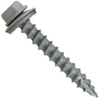 #14 Metal ROOFING SCREWS(250) Screws x 1-1/2" ABC GRAY Hex Washer Head Sheet Metal Roof Screw. Self starting/self tapping metal to wood with EPDM washer. Colored head. for corrugated roofing