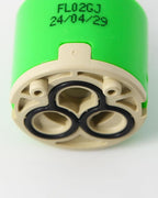 Hain Yo FL02GJ Belanger FC9M6 (Set of 2) 35mm Single Lever Faucet Cartridge, OEM Faucet Cartridges, Bathroom Ceramic Cartridges, Fits 35mm Faucets, 1 3/8"