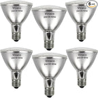 Vinaco PAR30 Long Neck Halogen 60W 120V, Long Lasting 6 Pack PAR30L Flood Light Bulb, PAR30 Dimmable, High Output 1000LM with PAR 30 E26 Warm White 2800K Indoor Outdoor PAR30LN