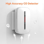 Jemay Carbon Monoxide Detector Plug in with 10 Year Battery Backup, Travel CO Detectors with Test-Button & Breathing Light, Portable AC Co Monitor Alarm for Home/RV/Rental Property, 2 Packs