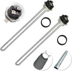 Water Heater Elements, 2 PCs Pack 4500W/240V, The Pack Including Element Wrench and Element Quick Change Tool, Fits Most Models of Dual Element Eletrical Water Heaters