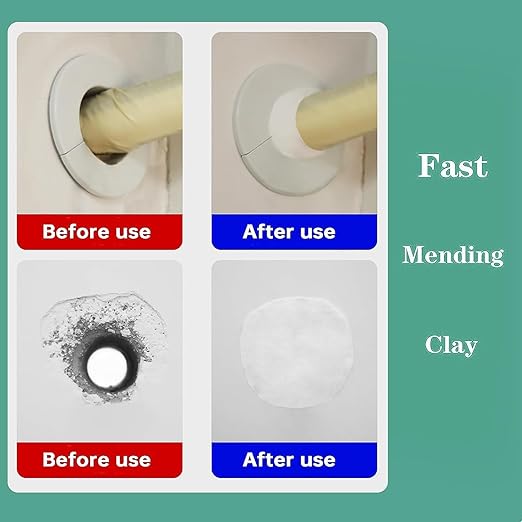 10-Pack Premium Waterproof Wall Repair Sealing Clay Duct Seal Ideal for Wall Hole Repair, Air Conditioning and Drainage Pipes Quick and Easy Solution
