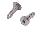 Bolt Dropper #4 X 1/2 inch Stainless Truss Head Phillips Wood Screw (100 Piece) 18-8 (304) Stainless Steel Screws, ssd Screws