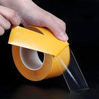 Ultra-Thin Clear Double Sided Adhesive Tape 2 Inch x 85FT Heavy Duty Two Side Strong Sticky Mounting Tape, for DIY Arts & Crafts, Rug Non-slip, Anti Cat Scratch, Paste Wall Decoration, CNC Woodworking