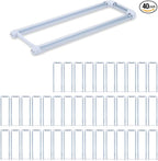 40-Pack T8 U Bend LED Tube Light 2FT 24W (60W Equivalent) U Shaped Bulb 6000K Daylight White 2640lm for Fluorescent Replacement, Dual-End Powered