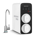 1000GPD Tankless Reverse Osmosis System, MIZUDO Megaflo Mini 8-Stage RO Water Filter Under Sink, 3-Year Filter Life, Anti-Leakage, 3:1 Pure to Drain, NSF/ANSI Certified, Lamp Ring Faucet