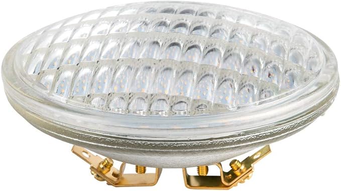 PAR36 LED DC Light Bulbs 12W 3000K Warm White,AC/DC 12V,1280Lumens 80W Halogen Equivalent,Water Resistant PAR36 Landscape Bulbs for Landscape Well Light,Tractor Light(Pack of 1)