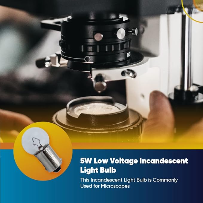 Replacement for Hosobuchi 4-6V 5W Low Voltage Incandescent Light Bulb by Technical Precision - 1.2A SCB G4 with BA9S Single Contact Bayonet Base - 1 Pack