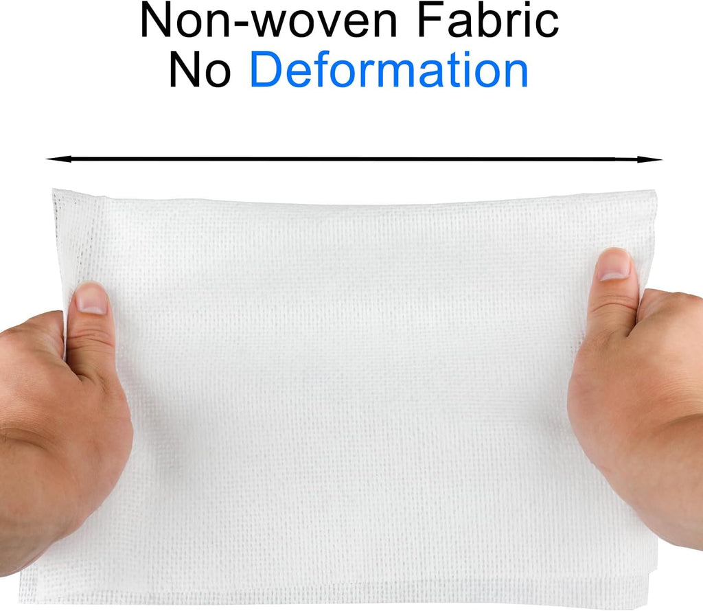 Disposable Dish Cloth and Cleaning Handi Wipes, 100ct, Multi-Use Rags for Kitchen, Bathroom and Windows, White