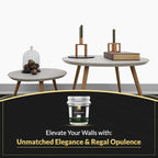 EVOLVE Signature Paint & Primer: Luxury Paint & Primer for Indoor & Outdoor Surfaces, Minimal Odor, Satin Sheen (Fog Gray, 5 Gallon)