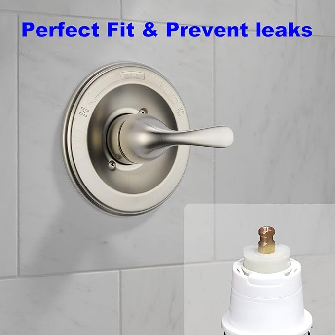 RP19804 Delta Shower Cartridge Replacement for Delta 1300/1400 Series SingleHandle Bath Tub and Shower Faucet Parts Pressure Balance Cartridge For Select Monitor Valves (1993-2007)