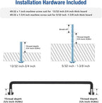 JOY DECOR Cabinet Pulls – 7-1/2 Inch Hole Center, Matte Black, 10 Pack, Zinc Alloy Cabinet Handles for Drawers & Cupboard – Vintage Style Hardware for Kitchen, Bathroom, Dresser, Furniture Makeover