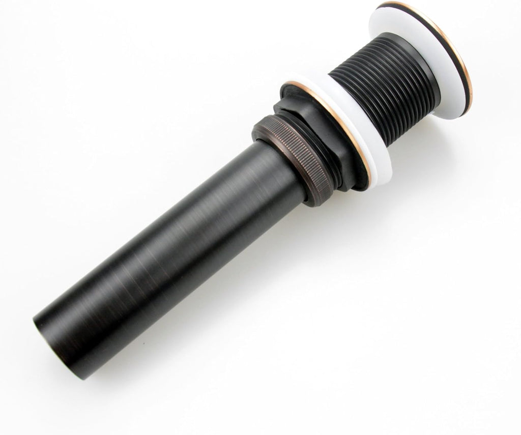 Oil Rubbed Bronze Pop Up Drain, Bathroom Vessel Lavatory Vanity Faucet Sink Drain Stopper, ORB without Overflow