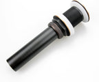 Oil Rubbed Bronze Pop Up Drain, Bathroom Vessel Lavatory Vanity Faucet Sink Drain Stopper, ORB without Overflow