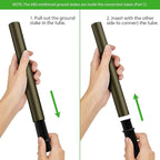 XMCOSY+ Solar Pathway Lights Outdoor, 10/25 LM in 2 Lighting Modes, Glass Stainless Steel Waterproof Outside Solar Powered Garden LED Lights for Yard Lawn Driveway Walkway Landscape Decor(Warm White)