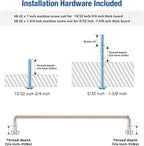 JOY DECOR Cabinet Pulls – 7-1/2 Inch Hole Center, Brushed Nickel, 5 Pack, Zinc Alloy Cabinet Handles for Drawers & Cupboard – Vintage Style Hardware for Kitchen, Bathroom, Dresser, Furniture Makeover