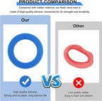 Toilet Flush Valve Seal Replacement Kit for American Standard 2 Pack Silicone Material 7301111-0070a Repair Toilet Fill Valve Seal Flapper Parts With O Rings for Champion Eljer Titan 4