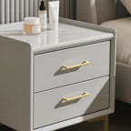 10 Pack 3 Inch(76mm) Hole Center Modern Brushed Gold Cabinet Pull Handle Timeless Vanity Drawer Pull Handle Classic Cabinet Hardware for Kitchen Dresser Bathroom, Screws Included, B-Gold(3x10)