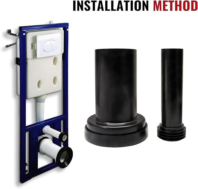 Wall Hung Toilet Water Tank Pipe Connector Set for Geberit 152.404.46.1,Toilet & Bidet Replacement Parts for In-Wall Toilet Tank with PP Material,Easy Installation