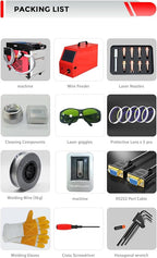 Triumph 1500W 4 in 1 Integrated Fiber Laser Welding cleaning rust remover Machine 220V Single Phase Handheld Laser Welder Machine with Auto Wire Feeder Cable Length 10m