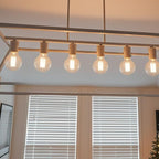 Jslinter Incandescent Light Bulbs 60 Watt Dimmable Bulbs 4 Pack, 2200K G80 Soft Light Bulbs Warm Light, 110v E26 Eecorative Light Bulb, Vintage 230LM Edison Bulb for Bedrooms, Living Rooms