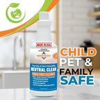 PH-Neutral Daily Floor Cleaner - Mop Your Tile, Grout and Stone Floors, Concentrated Cleaning Formula, Safe for All Floors. Ceramic, Porcelain, Laminate, Wood, Kitchens, Bathrooms 32 oz