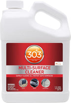 303 Products Multi-Surface Cleaner - Safely Cleans All Water Safe Surfaces, Including All Types of Fabric and Vinyl, Rinses Residue Free, Manufacturer Recommended, 1 Gallon (30570)