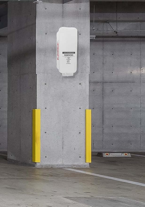 Fire Extinguisher Cabinet Fire Extinguisher Box Outdoor Fire Cabinet Mounted Fire Extinguisher Cabinet Fire Extinguisher Cover (White with Clear Pull-Cover, Rx350, Plastic, 5 Pounds, 10, AKA1)