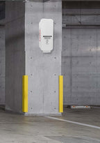 PRO&Family Fire Extinguisher Cabinet Fire Extinguisher Box Outdoor Fire Cabinet Mounted Fire Extinguisher Cabinet Fire Extinguisher Cover (15, White with Clear Pull-Cover, 5 lb)