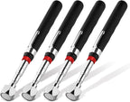 4 Pieces 20LBs Telescoping Magnetic Pickup Tool, with Pen Clip Design, Magnet Stick Rod Extendable 7" to 30.5" for Men, Birthday, Father's Day, Christmas Gift