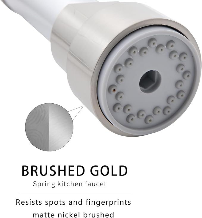 AIMADI Kitchen Faucet with Pull Down Sprayer,Commercial Stainless Steel Pull Down Sprayer Kitchen Faucet Single Hole Single Handle RV Laundry Outdoor Kitchen Sink Faucets