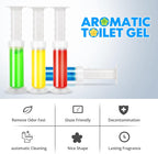 Toilet Gel Stamp, 4Pcs/36 Count Flower Fragrance Bathroom Deodorizer Bowl Cleaner Toilet Jerry