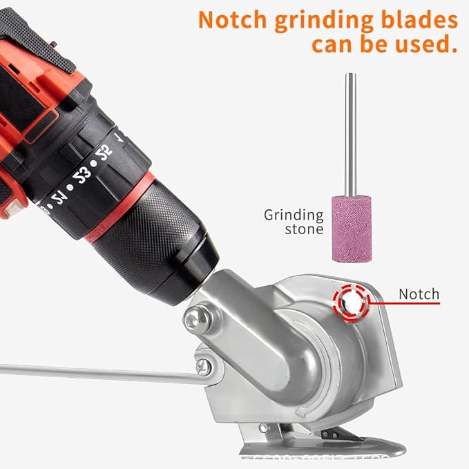 BAUSATZ Rotary Cutter for Fabric & Leather, Handheld Fabric Leather Cutting Tool, Electric Cutter Fabric Cutting Machine Hand Electric Drill