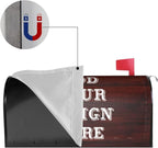 Personalized Mailbox Covers Custom Picture/Photo/Text Magnetic Standard Size Mailbox Wraps Post Letter Box Cover for Garden Yard Outdoor Decorations-13