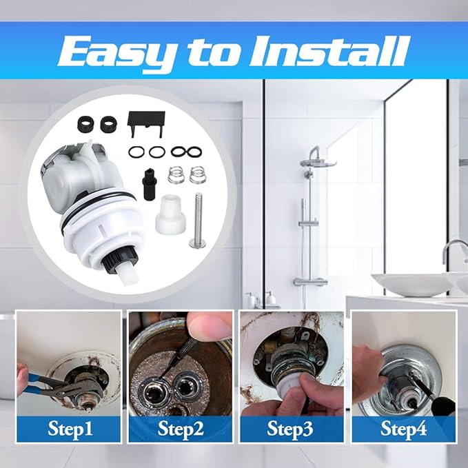 RP32104 Shower Cartridge Compatible with Delta Monitor 1700 Series (1998-2005) Showers, for Delta Monitor Shower Cartridge, for Delta Shower Faucet Cartridge Assembly / RP32104 Tub Valve