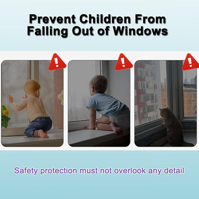 Sliding Door Lock for Child Safety 2 Pack, Sliding Patio Door Lock for Child Proof, Glass Window Door Stopper for Childproof, Childproof Window Lock for Toddler Kids and Baby Proofing（Clear）