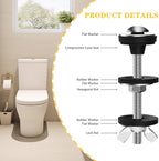 Universal Toilet Tank to Bowl Gaskets Kit, 4 PCS 2.75‘’ Heavy Duty Toilet Tank Bolts Replacement, Fits Most 2-Inch and 3-Inch Leak Resistance Toilet Flush Valve Opening