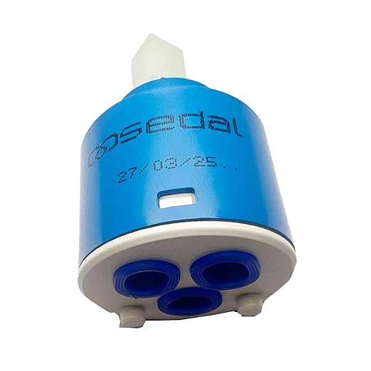 Sedal Diameter 40mm Ceramic Faucet Cartridge Replacement for Single Handle Kitchen Basin Shower Faucet Part(40mm/1.58 INCH)