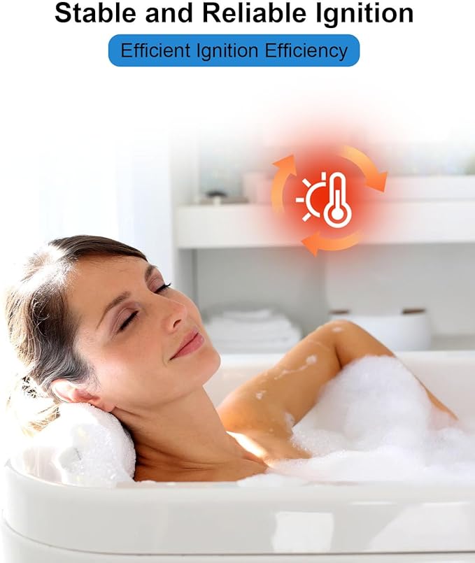 Thermopile Water Heater Pilot Assembly Fit for Reliance Whirlpool A.O. Smith Kenmore State American Water Heaters Replace 100112330 9007876 9007877300 6911197 9007872005 100094024